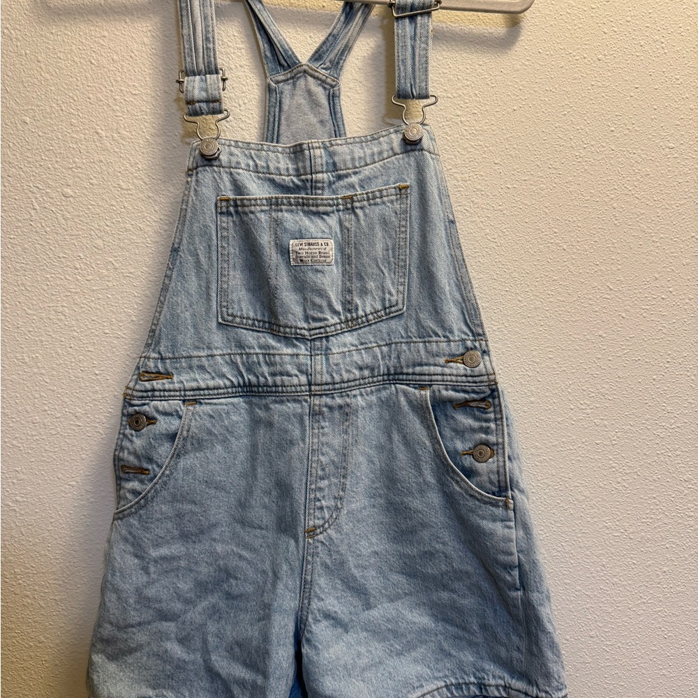 Levi's Classic Blue Denim Overalls